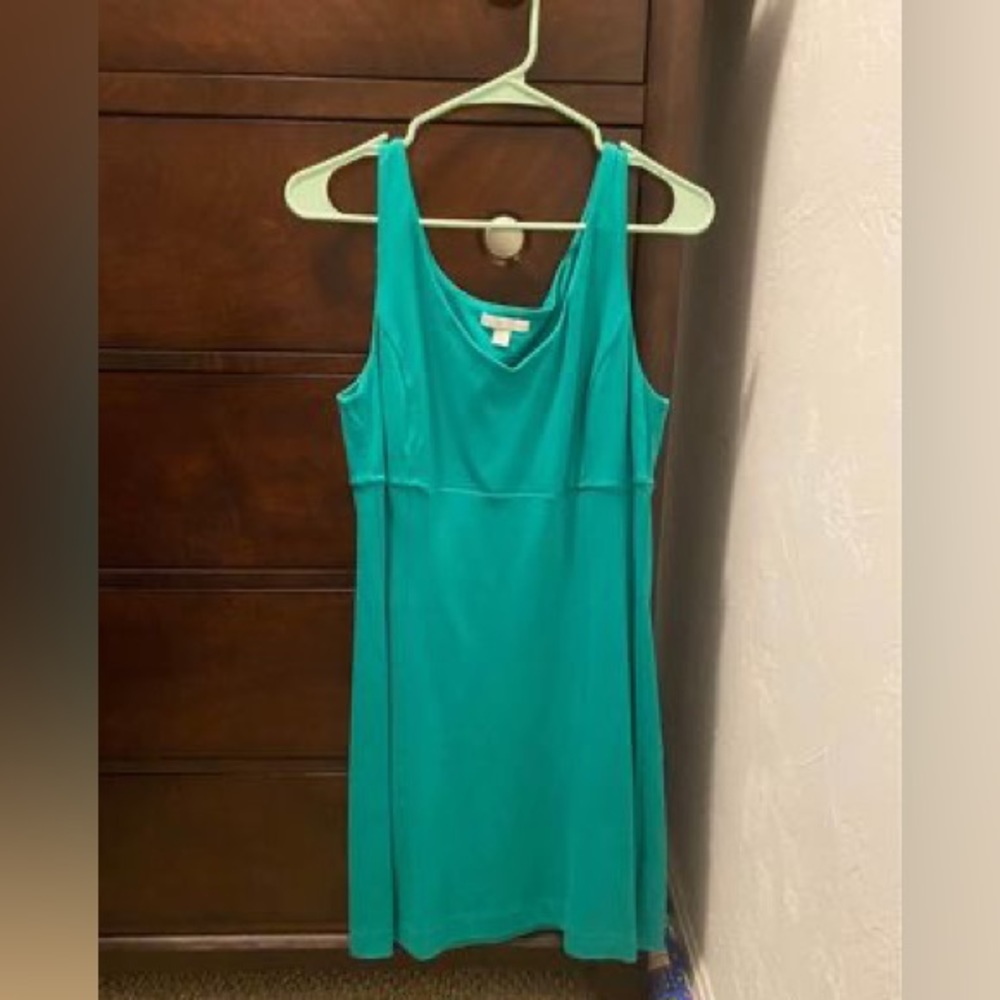Comfy mark & Company dress. Teal, cute for summer wedding or special events!